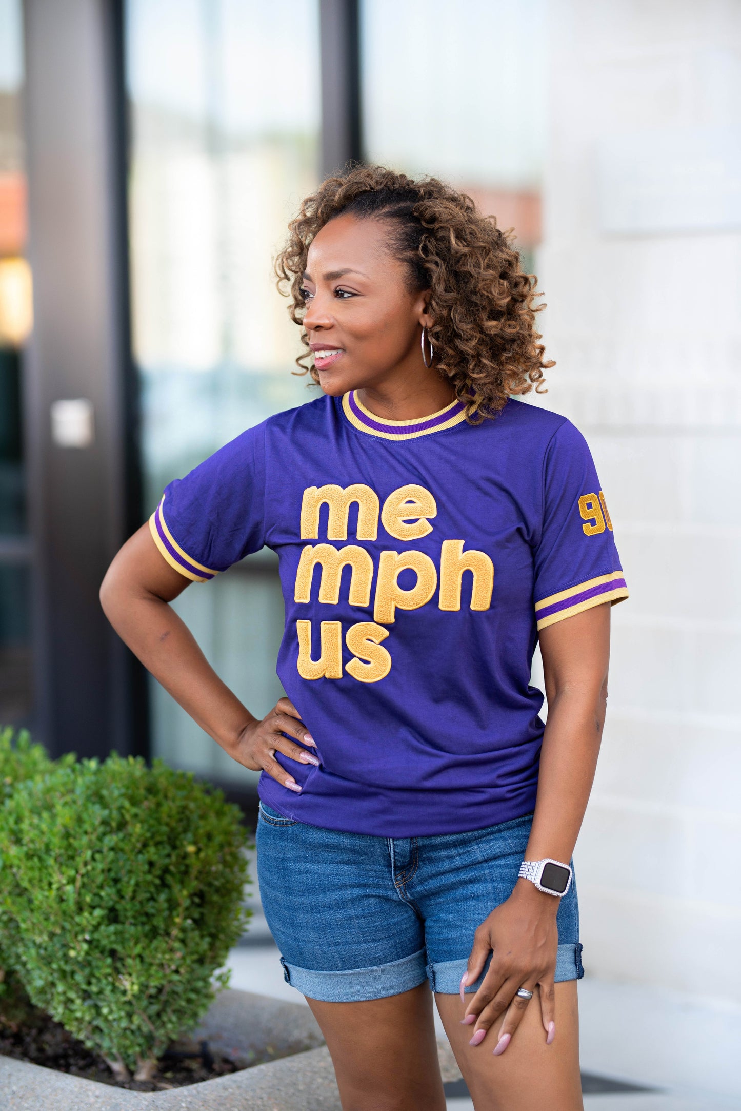 Classic MemphUS Tee | Purple + Gold