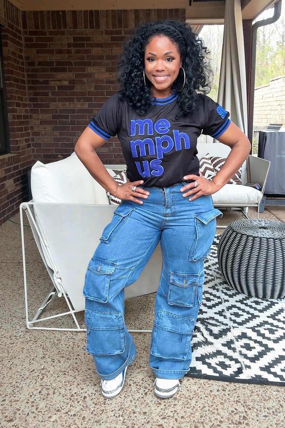 Classic Black and Blue MemphUS Tee