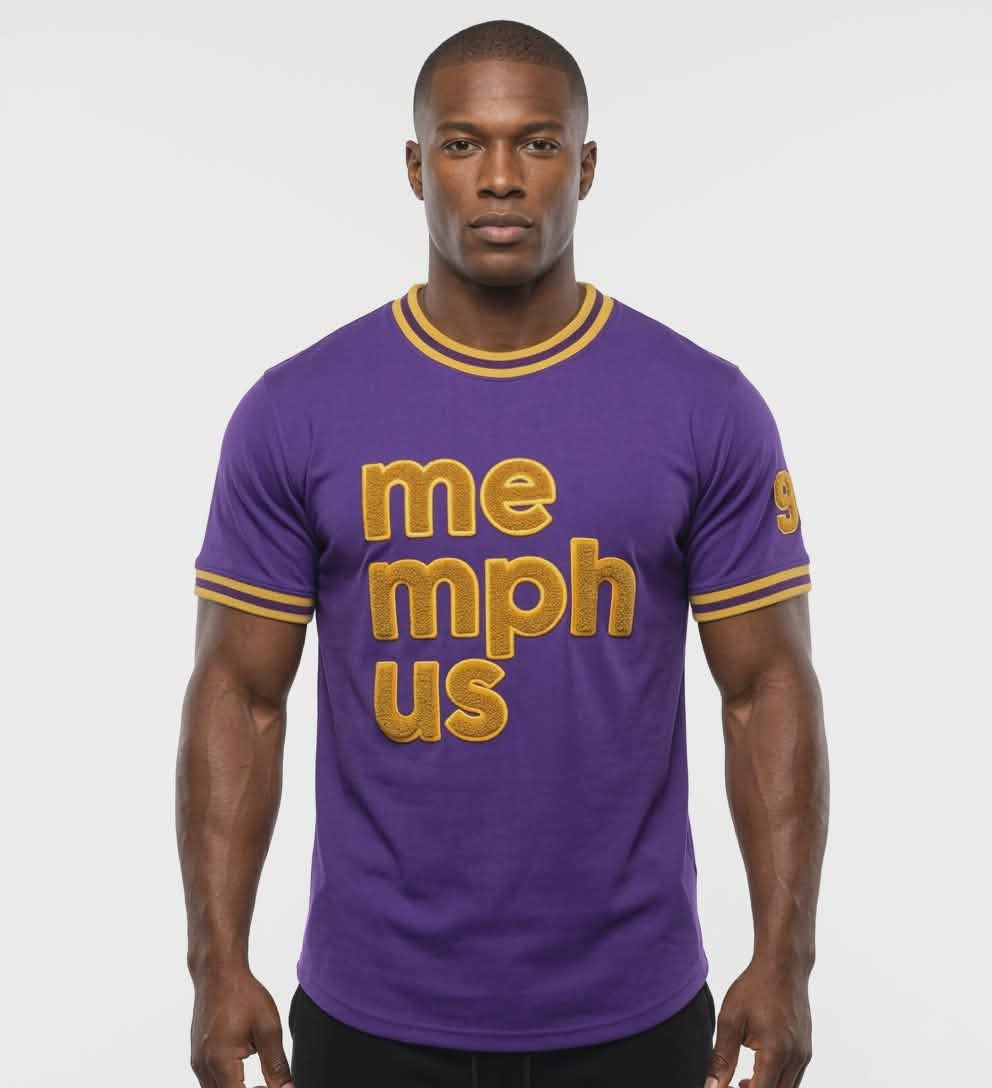Classic MemphUS Tee | Purple + Gold
